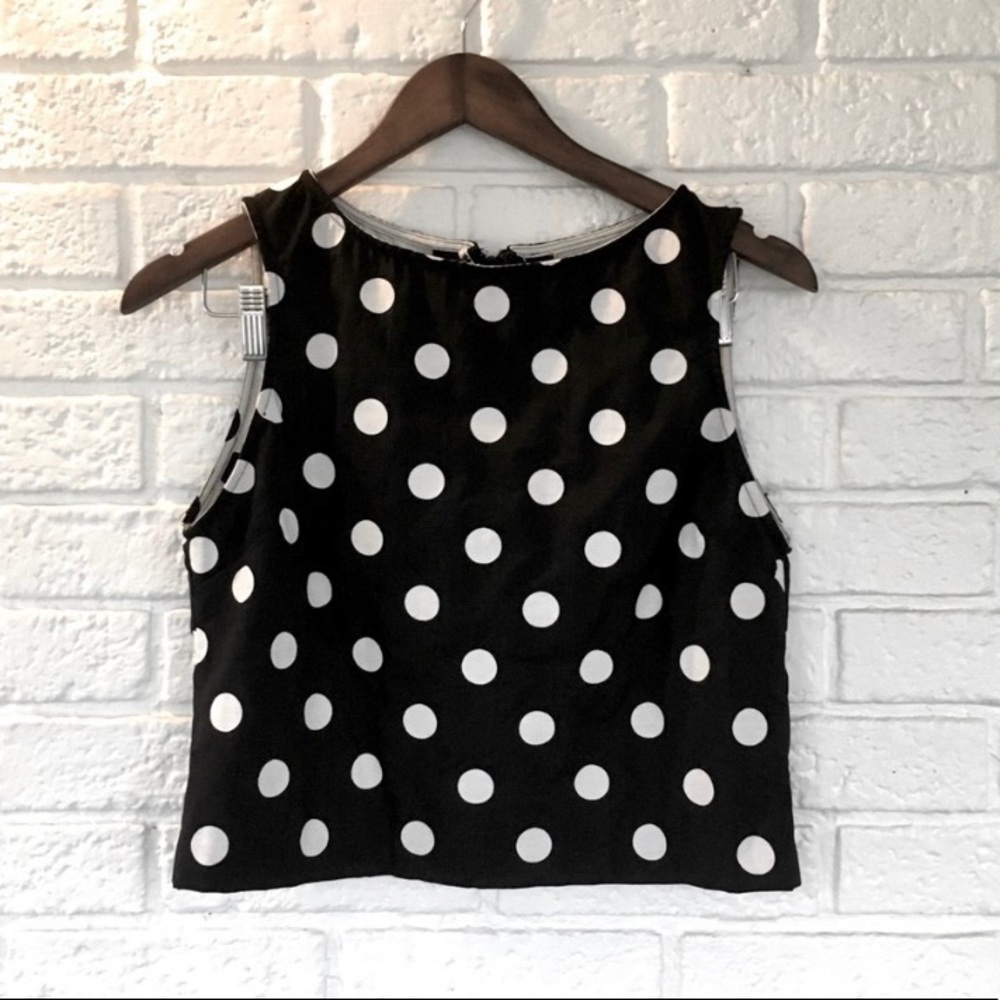 Alice + Olivia polka dot tank